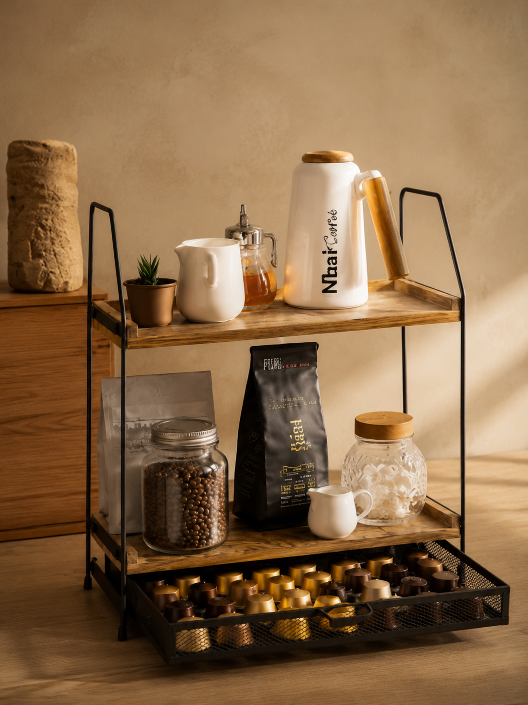 Coffee Station Cart